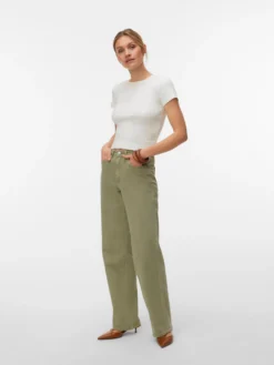 VMTESSA Hohe Taille Weiter Beinschnitt Jeans