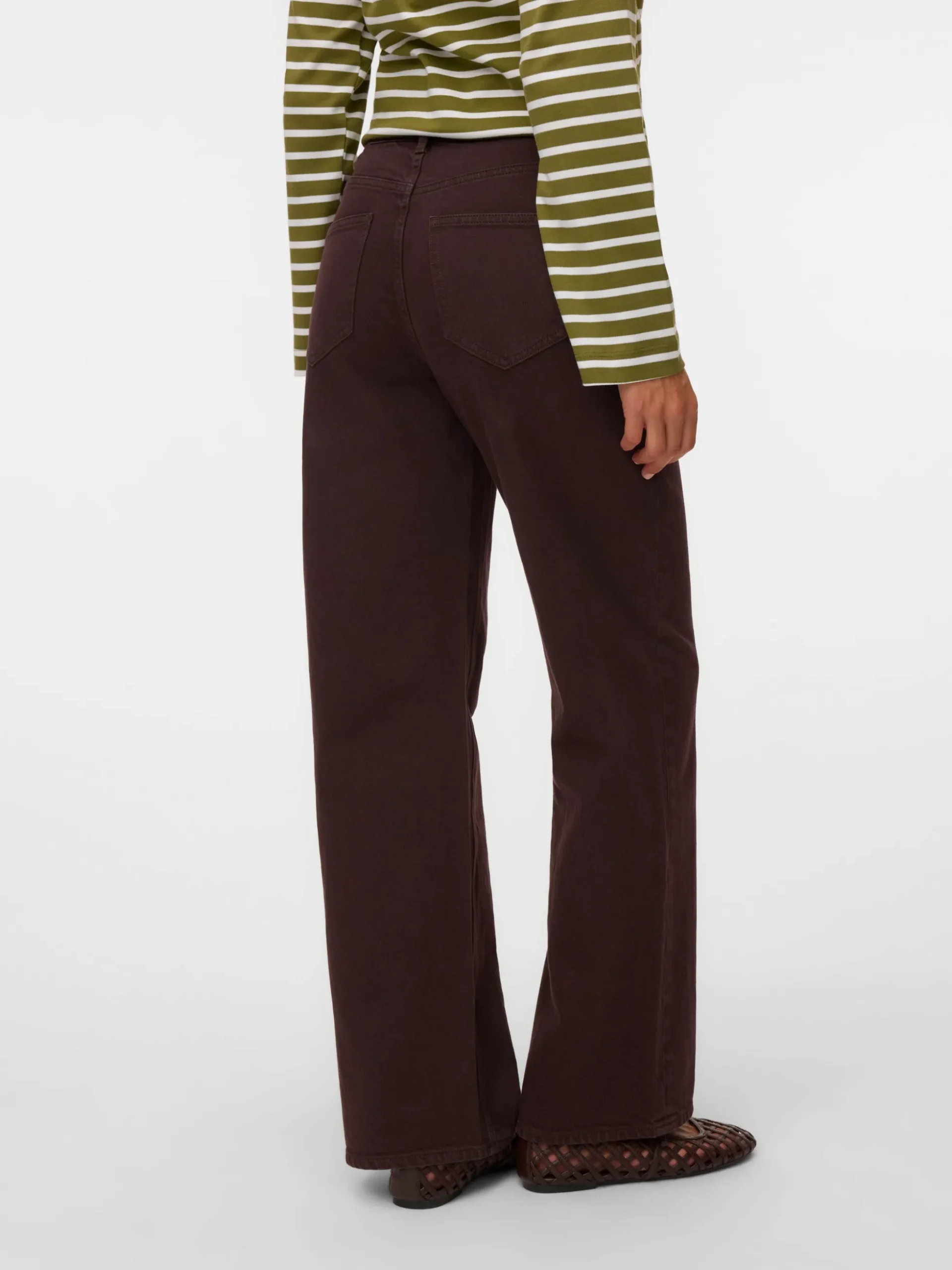 VMTESSA Hohe Taille Weiter Beinschnitt Jeans