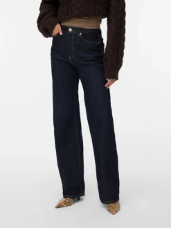 VMTESSA Hohe Taille Weiter Beinschnitt Jeans