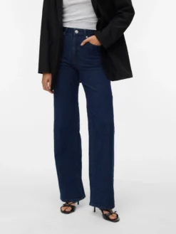 VMTESSA Hohe Taille Weiter Beinschnitt Jeans