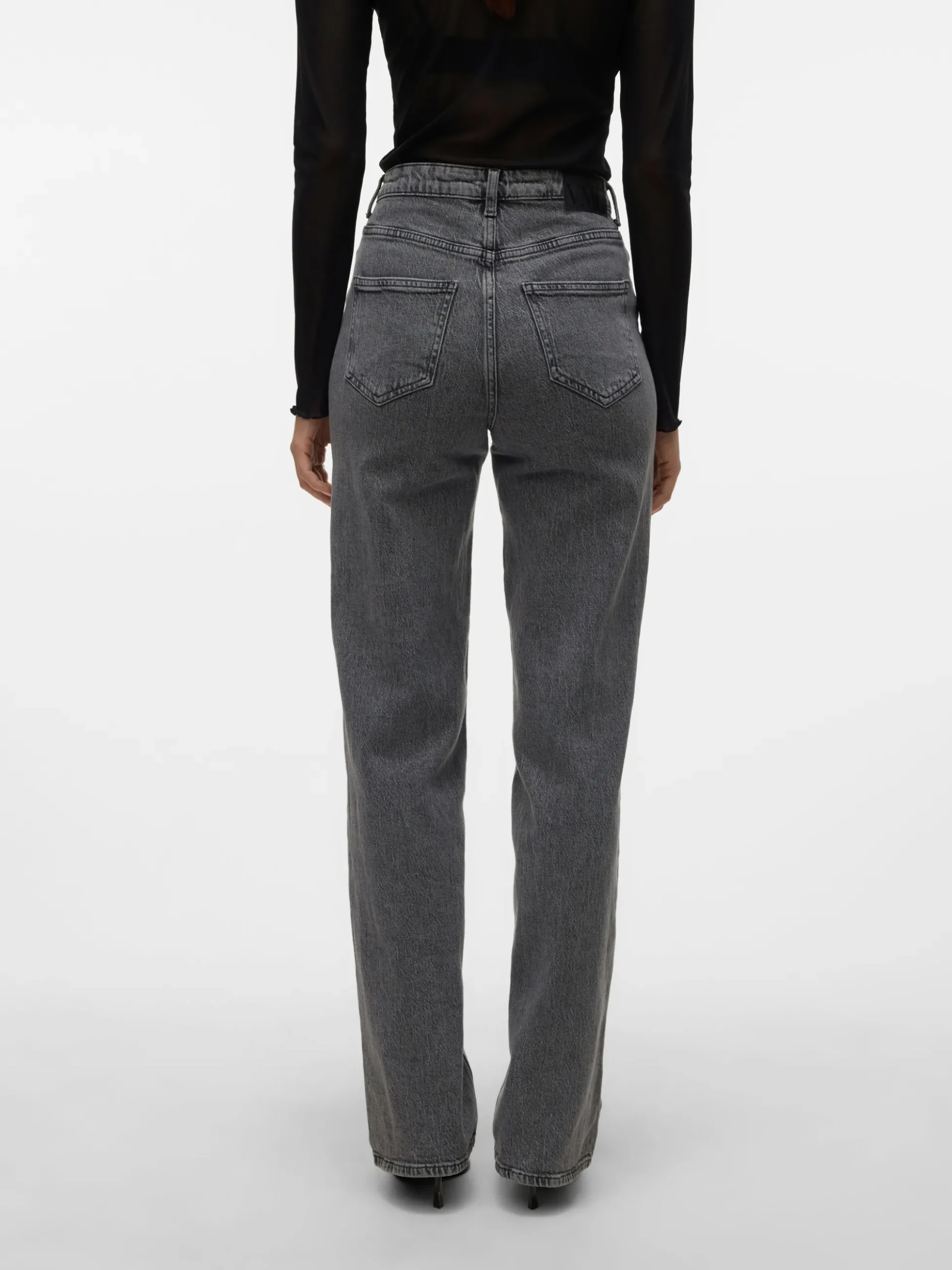 VMTESSA Hohe Taille Weiter Beinschnitt Jeans