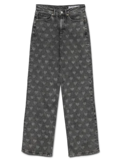 VMTESSA Hohe Taille Weiter Beinschnitt Jeans