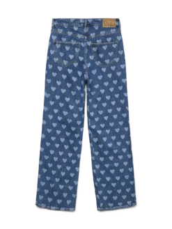 VMTESSA Hohe Taille Weiter Beinschnitt Jeans