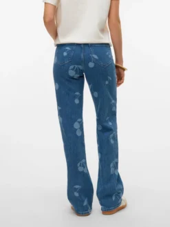 VMTESSA Hohe Taille Weiter Beinschnitt Jeans
