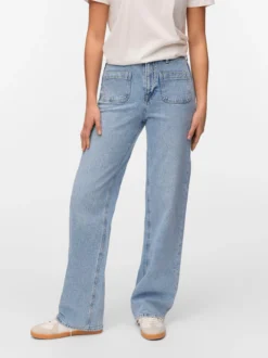 VMTESSA Hohe Taille Weiter Beinschnitt Jeans