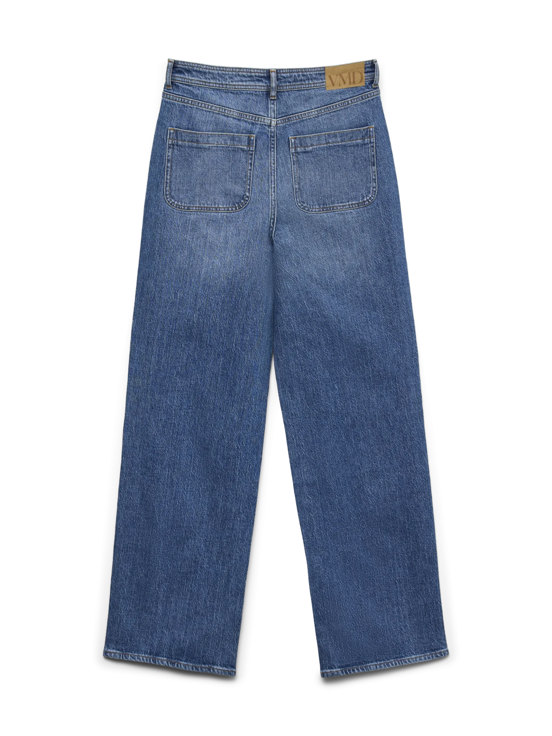 VMTESSA Hohe Taille Weiter Beinschnitt Jeans