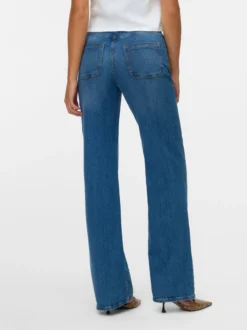 VMTESSA Hohe Taille Weiter Beinschnitt Jeans