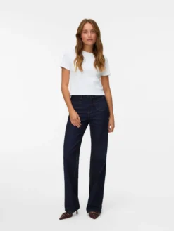 VMTESSA Hohe Taille Weiter Beinschnitt Jeans
