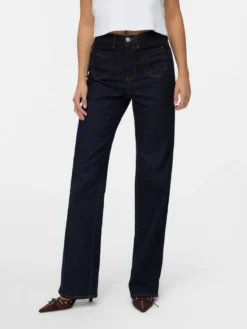 VMTESSA Hohe Taille Weiter Beinschnitt Jeans