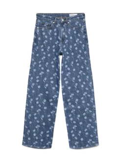 VMTESSA Hohe Taille Weiter Beinschnitt Jeans