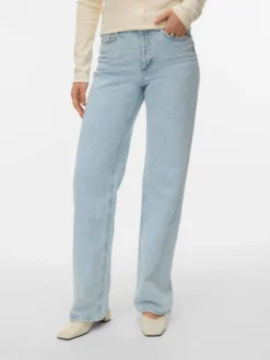 VMTESSA Hohe Taille Weiter Beinschnitt Jeans