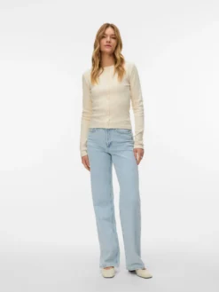 VMTESSA Hohe Taille Weiter Beinschnitt Jeans