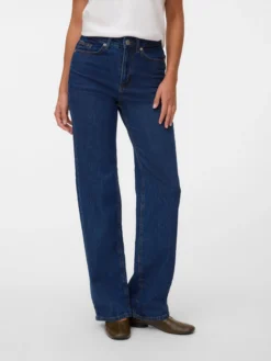 VMTESSA Hohe Taille Weiter Beinschnitt Jeans