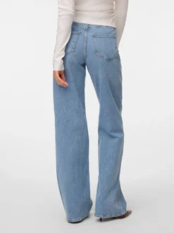 VMTESSA Hohe Taille Weiter Beinschnitt Jeans