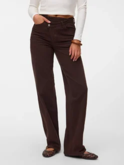 VMTESSA Hohe Taille Weiter Beinschnitt Jeans