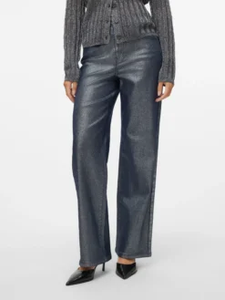 VMTESSA Hohe Taille Weiter Beinschnitt Jeans