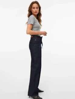 VMTESSA Hohe Taille Weiter Beinschnitt Jeans