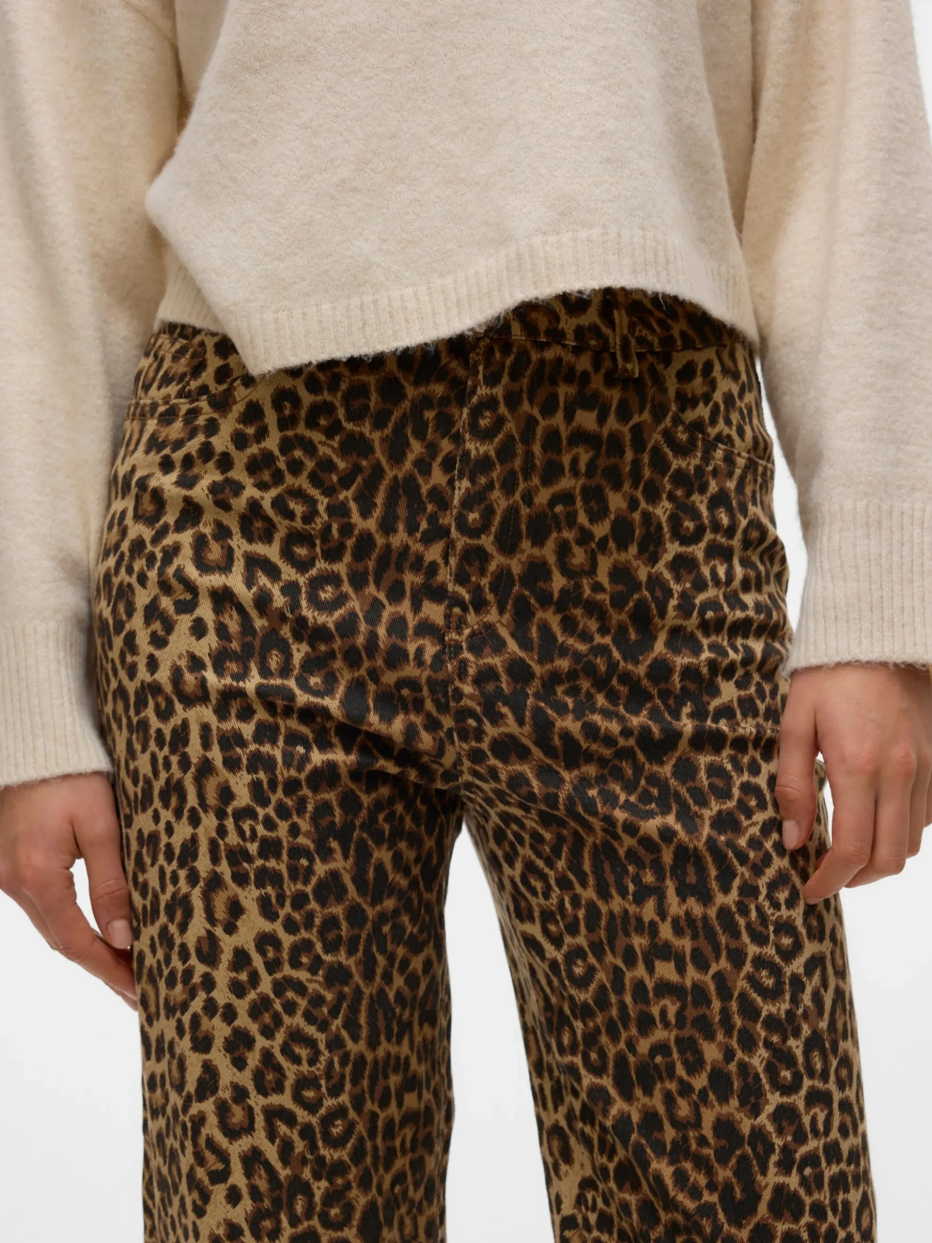 VMTESSA Hohe Taille Weiter Beinschnitt Jeans