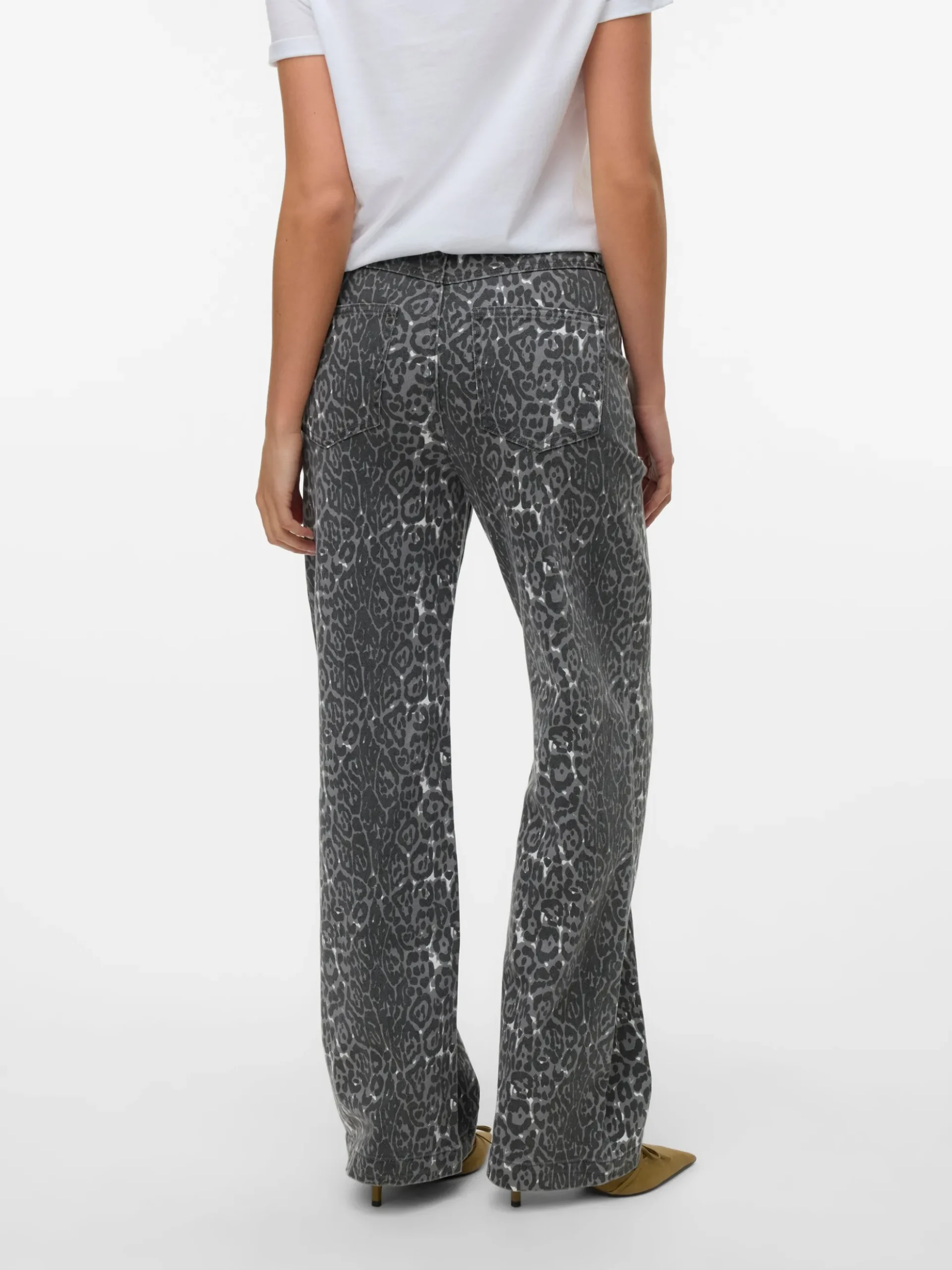VMTESSA Hohe Taille Weiter Beinschnitt Jeans