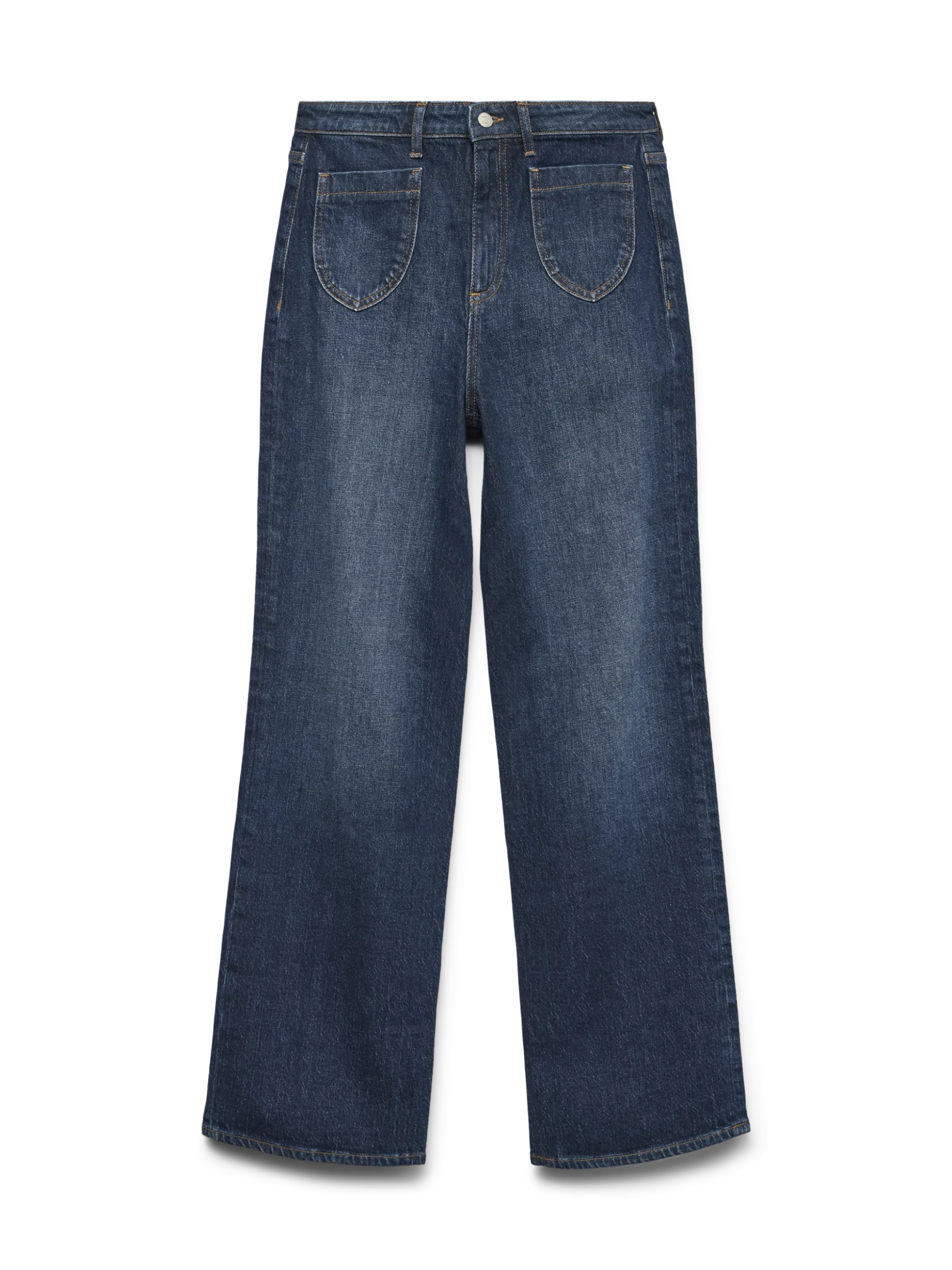 VMTESSA Hohe Taille Weiter Beinschnitt Jeans