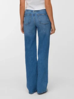 VMTESSA Hohe Taille Weiter Beinschnitt Jeans
