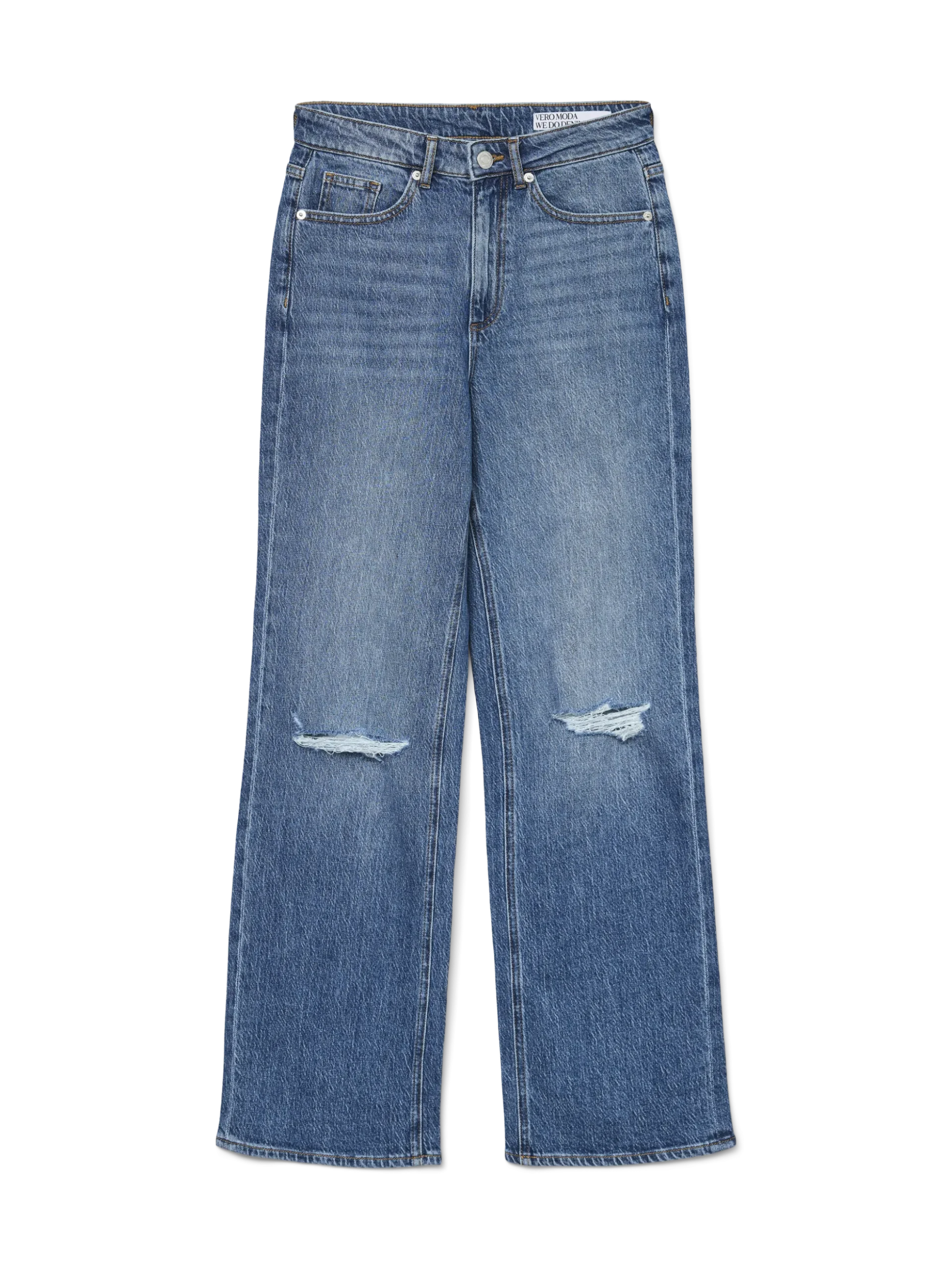 VMTESSA Hohe Taille Weiter Beinschnitt Jeans