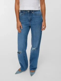VMTESSA Hohe Taille Weiter Beinschnitt Jeans