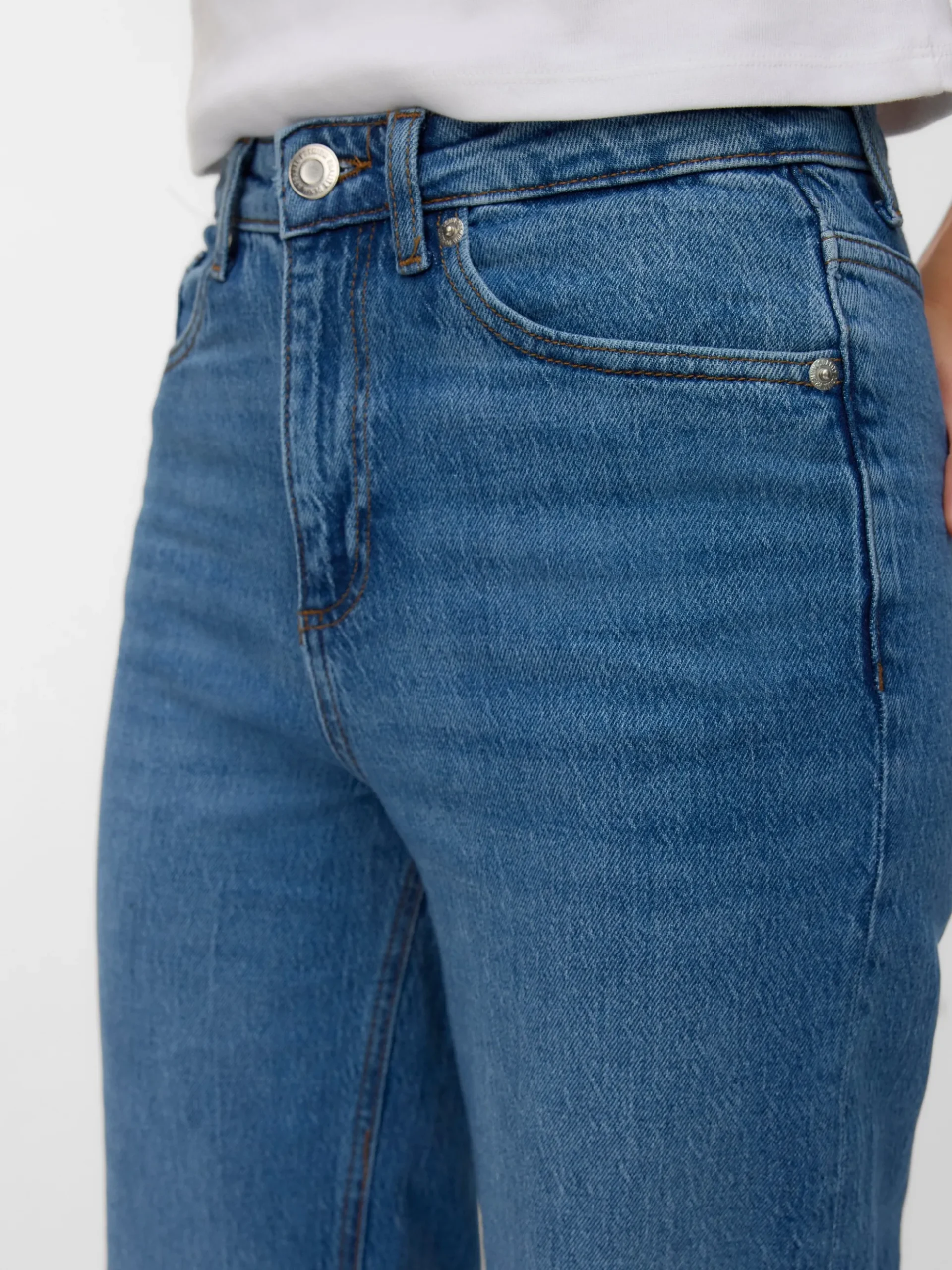 VMTESSA Hohe Taille Weiter Beinschnitt Jeans