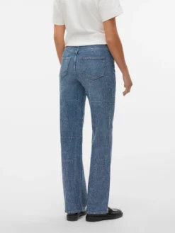 VMTESSA Hohe Taille Weiter Beinschnitt Jeans