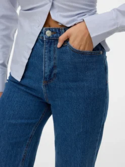 VMTESSA Hohe Taille Weit geschnitten Jeans