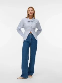VMTESSA Hohe Taille Weit geschnitten Jeans