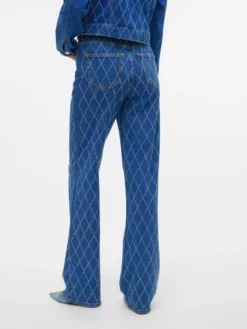 VMTESSA Hohe Taille Weit geschnitten Jeans