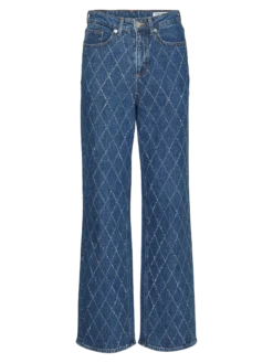 VMTESSA Hohe Taille Weit geschnitten Jeans