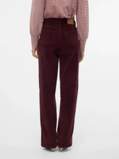 VMTESSA Hohe Taille Weit geschnitten CordJeans