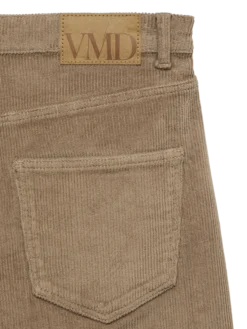 VMTESSA Hohe Taille Weit geschnitten CordJeans
