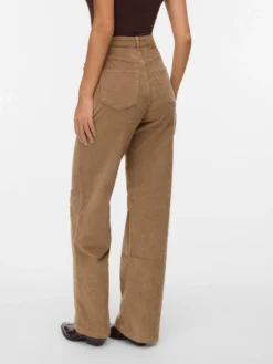 VMTESSA Hohe Taille Weit geschnitten CordJeans