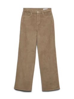VMTESSA Hohe Taille Weit geschnitten CordJeans