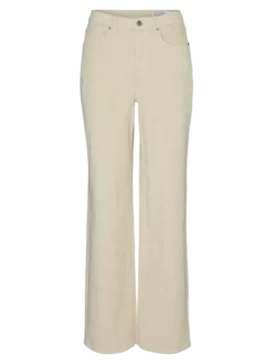 VMTESSA Hohe Taille Weit geschnitten CordJeans