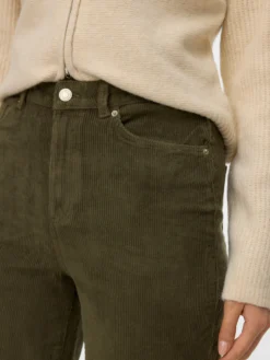 VMTESSA Hohe Taille Weit geschnitten CordJeans