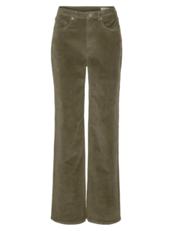 VMTESSA Hohe Taille Weit geschnitten CordJeans
