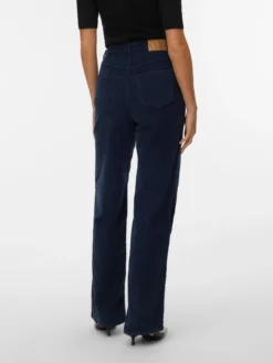 VMTESSA Hohe Taille Weit geschnitten CordJeans