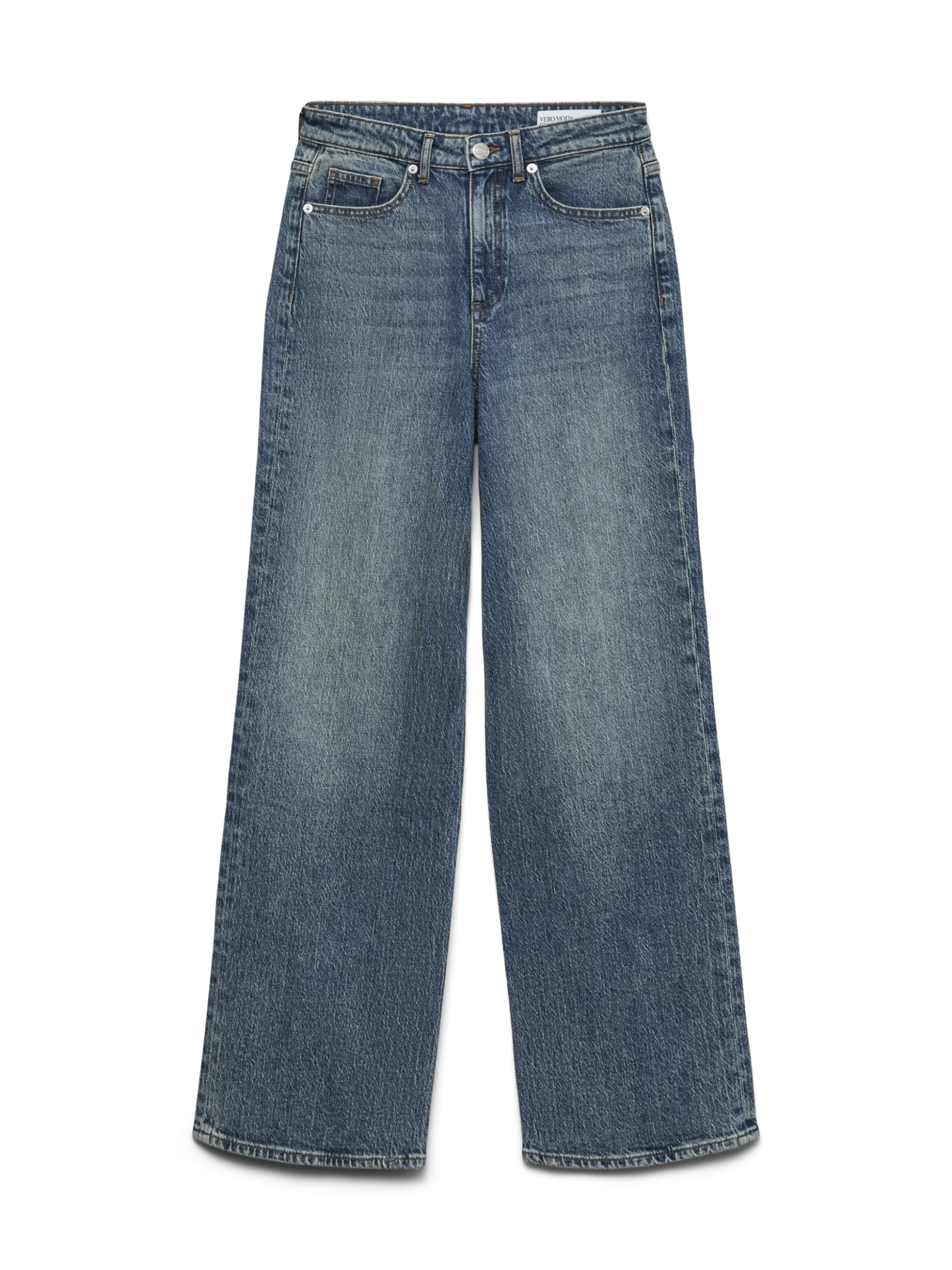 VMTESSA Hohe Taille Weit geschnitten Jeans