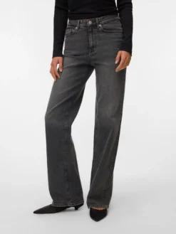 VMTESSA-STRETCH Hohe Taille Weiter Beinschnitt Jeans