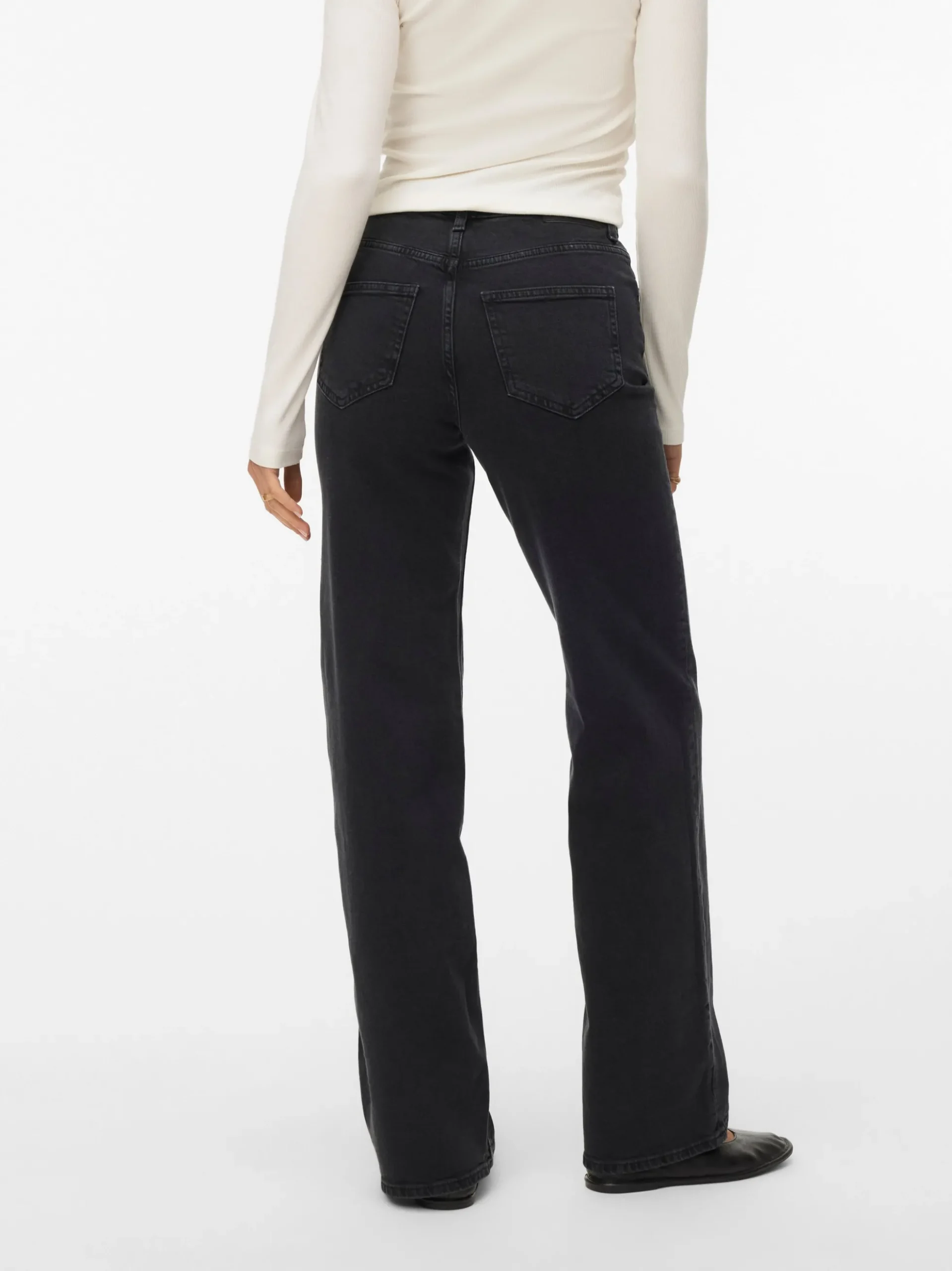 VMTESSA-STRETCH Hohe Taille Weiter Beinschnitt Jeans