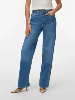 VMTESSA-STRETCH Hohe Taille Weiter Beinschnitt Jeans