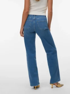 VMTESSA-STRETCH Hohe Taille Weiter Beinschnitt Jeans