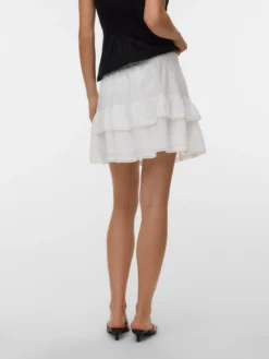 VMTRINE Mittlere Taille Kurzer Rock
