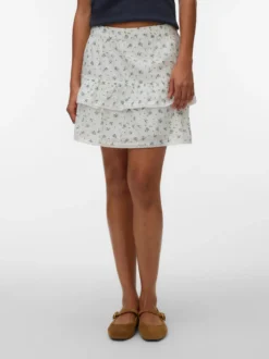 VMTRINE Mittlere Taille Kurzer Rock