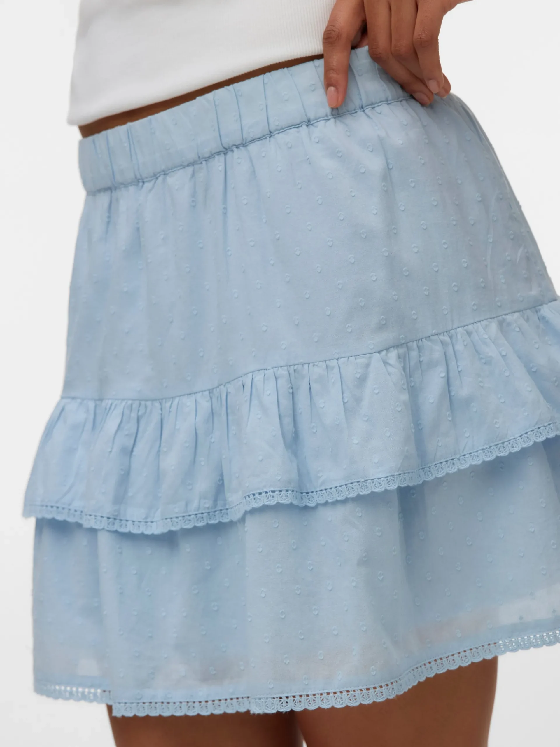 VMTRINE Mittlere Taille Kurzer Rock