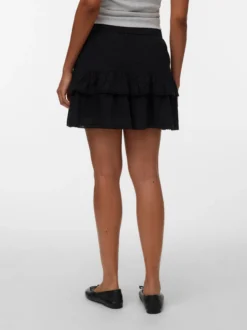 VMTRINE Mittlere Taille Kurzer Rock